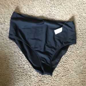 Black High Waisted Bikini Bottoms